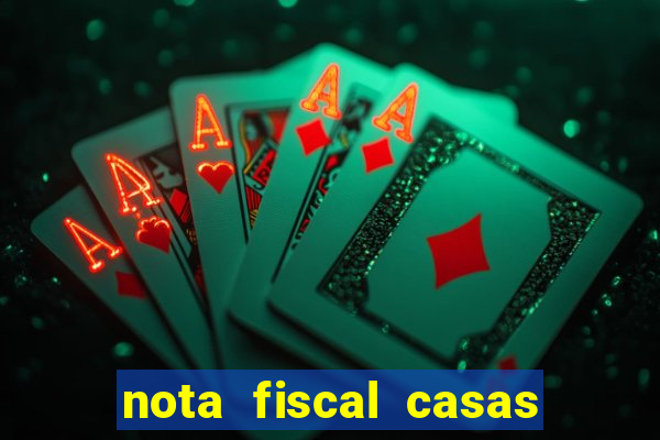 nota fiscal casas bahia 2 via